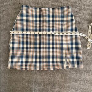 Lulu’s Plaid Mini Skirt